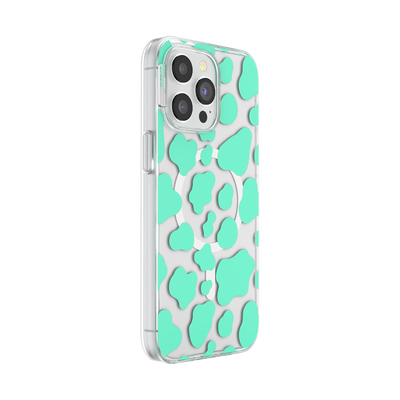 Secondary image for hover Turquoise Cow Cow — iPhone 15 Pro Max MagSafe Case
